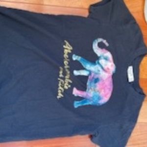 Navy blue Abercrombie kids T-shirt